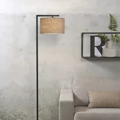 IT´S ABOUT ROMI Its about RoMi Stojna svetilka Boston, O 32 cm, črna/siva - Dnevna soba/jedilnica - Sodobni - črna, temno platno - Tkanine/tekstil
