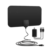 COOL MANGO notranja digitalna antena za tv omogoča dostop do brezplačnih lokalnih programov, televizijski sprejemnik omogoča ogled kanalov brez zunanjih anten in kabelskih povezav (25x25x1cm)