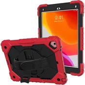 Ohišje za tablico Samsung Galaxy Tab A7 s stojalom in naramnico Rdeče