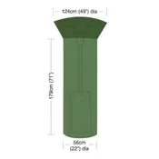 M.A.T Group Pokrov za vrtni grelnik premer 124/56cm, višina 179cm, PE 90g/m2