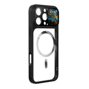 Pametna maska sa ekranom za iPhone 16 Pro Max, Crna