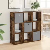 Kreveta s ladicama Dimljeni hrast 102 x 31 x 99,5 cm
