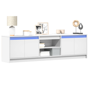 TV ormaric LED bijeli 180 x 34 x 50 cm od konstruiranog drva