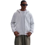 Moška jopica Nike Club BB FZ Hoodie, siva FN3861 051 L