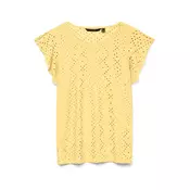 VERO MODA Bluza VMTASSA svetlo rumena