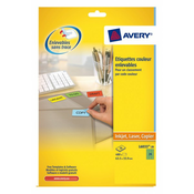 Avery Zweckform etikete L6033-20, 63.5 x 33.9 mm, 480 kom, Stick&Lift, zelene