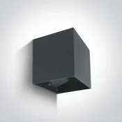 STENSKA SVETILKA 2X3W/3000K/IP54 ANTRACIT DM67398C/AN/W