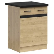 Spodnja omara Junona Line 60 cm (delovna plošča) - hrast bernstein