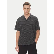 Jack & Jones Srajca Luke 12277185 Črna Relaxed Fit