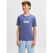 Jack & Jones Junior Majica JORNORREBRO modra / svetlo modra