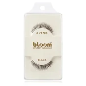 Bloom Natural lepilne trepalnice iz naravnih las No. 747XS (Black) 1 cm