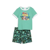 PUMA x PAW PATROL Minicats Tracksuit Toddlers, Collections, Vibrant Green, 6-9M