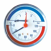 MANOMETER JAKO TERMOMANOMETER 80 0-4 BAR