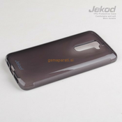 JEKOD silikonski ovitek LG Optimus G3 D855 prozorno črn TPU/TB + Zaščitna folija
