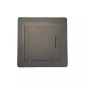 HACO Vrata 140171 aluminijasta plošča Exclusive antracit, 400 x 400 mm