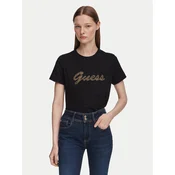 Guess Majica W6YI29 K4348 Črna Regular Fit