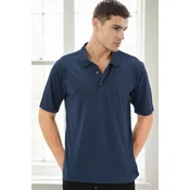 T0091 DEWBERRY MENS T-SHIRT-LIGHT NAVY BLUE