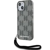 Karl Lagerfeld KARL LAGERFELD OVITEK IML MONO KL VZOREC & VRVICA ZA IPHONE 15/14/13 ČRNA, (21896948)
