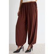 Trendyol ženski pantalone model Thmaw27Ty00004, smeda