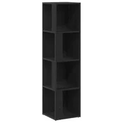 Kutne police Crni hrast 33 x 33 x 132 cm Konstruirano drvo