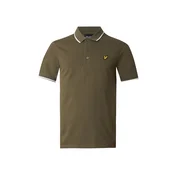 Lyle & Scott Majica oliva / bela