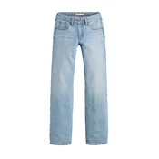 LEVIS  Kavbojke SUPERLOW STRAIGHT svetlo modra