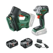 BOSCH Sada AKU nářadí (UniversalImpactDrive 18V-350 + UniversalPump 18V, 1x 2,0 Ah, 1x 4,0Ah, AL18V-20, krabice) 0615A5009C