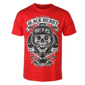 Hardcore majica moška - MOTOR DEAD RED - BLACK HEART - 21936
