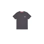 ALPHA INDUSTRIES Majica temno siva/rdeča/bela