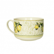 BRANDANI Jumbo skodelica Limoni 450/12,5xh9cm/porcelan