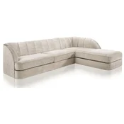 Casa Padrino luxury corner sofa gray 320 x 230 x H. 85 cm - Living room sofa - Living room furniture - Luxury furniture - Luxury living room furnishings