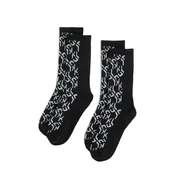 KARL LAGERFELD JEANS Nogavice črna / bela