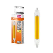 OSRAM LED žarnica palica R7s 117,6 mm 8W 827 Slim Line - Steklo