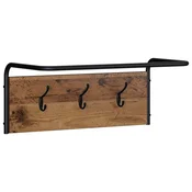 Vidaxl Obešalnik za plašče 60 x 30 x 25 cm Star les Inženirski les