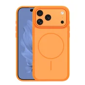 Ovitek za iPhone 17 Pro Max/18 Pro Max, Frame Thin MagSafe, oranžen