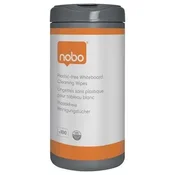 Nobo Vlažilni robčki za čiščenje za označevalne table, 100 kosov (reciklirana vsebina)