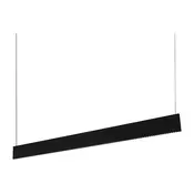 Ideal Lux - LED luster na sajli STEEL LED/24W/230V 3000K CRI 90 120 cm crna