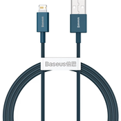BASEUS USB Lightning Punjač/podaci Plava 1m CALYS-A03