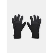 Mens Under Armour Ms Storm Fleece Gloves-BLK - Mens