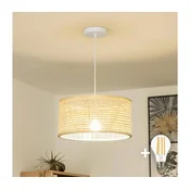 Brilagi - LED luster na sajli CERIA BOHO 1xE27/40W/230V precnik 40 cm bambus