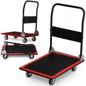Humberg HM-506 črno-rdeč transportni voziček s platformo