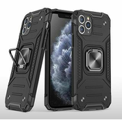 MaxMobile maska Xiaomi Redmi 12C ANTI-SHOCK WITH RING II: crna