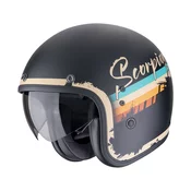 Otvorena motociklisticka kaciga Scorpion Belfast Evo ADONIS mat crno-bež