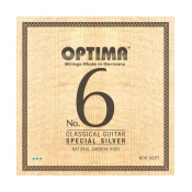 Strune za klasično kitaro Optima no.6 Special silver carbon high 654.647