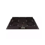 MIRSAN Ventilator panel sa 2 ventilatora i termostatom analognim Mirsan MR.FAN2AT.01 crni