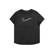 NIKE Tehnička sportska majica, crna / bijela