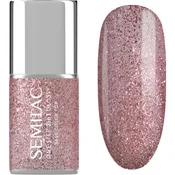 Semilac One Step 3in1 Glossy gel lak za nohte odtenek 250 Glitter Pink 7 ml