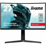 IIYAMA Monitor Iiyama 68,6 cm (27,0") GB2766HSU-B1D 1920x1080 Curved Gaming 165Hz VA 1ms 2xHDMI DisplayPort 2xUSB2.0 Zvočniki  FreeSync Premium, (21154903)
