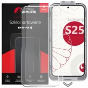 Novo kaljeno steklo za Samsung Galaxy S25 z okvirjem Easy Fit | 2-paket