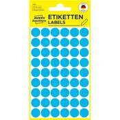 Avery Zweckform Okrogle etikete Avery, 12 mm, modre